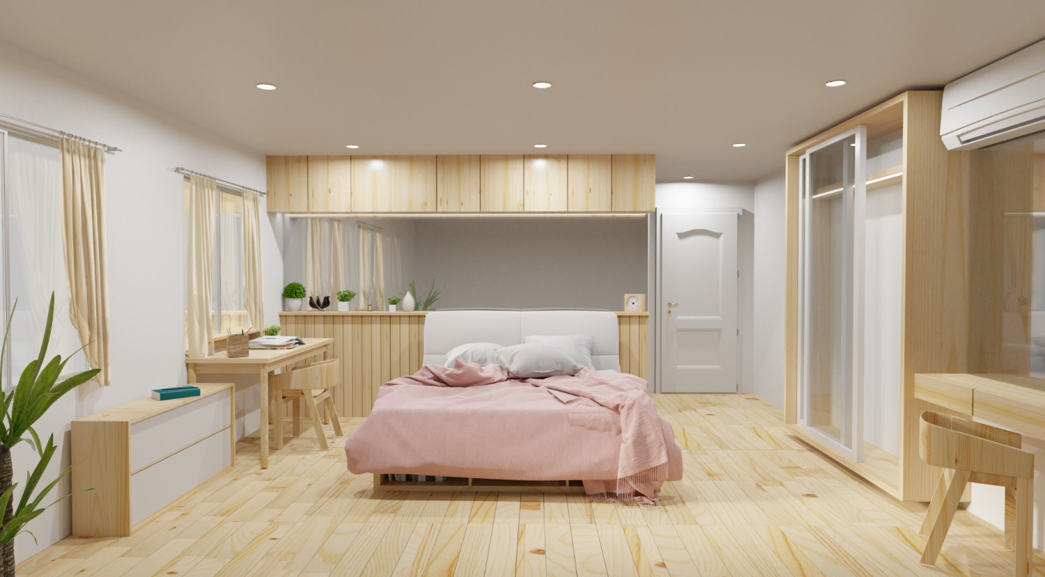 kamar tidur scandinavian