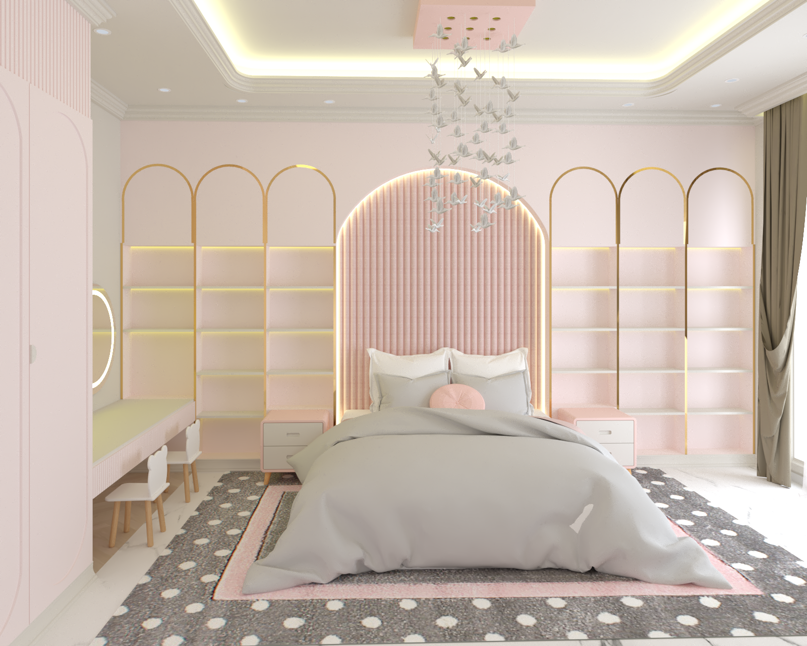 desain kamar tidur modern