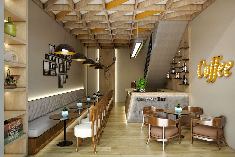 Ide Desain Interior Cafe Yang Sedang Hits